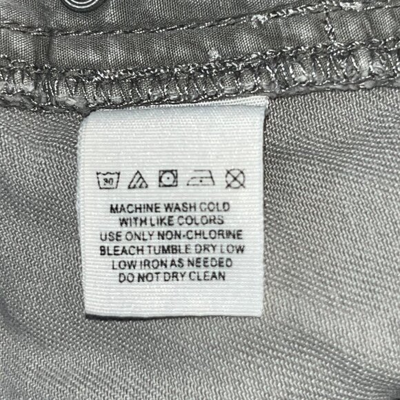 Free People Runaway Jillian Cut Off Button Fly Raw Hem Jean Shorts Size W 27 - Picture 5 of 7